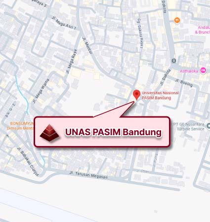 Peta Lokasi Kampus UNAS PASIM Nomor